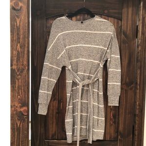 Topshop tied sweater dress